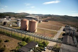 Foto aérea mostra as instalações da UTM em Caldas (MG) 