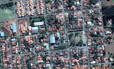 A cidade de Turmalina (SP). Imagem: Google Maps