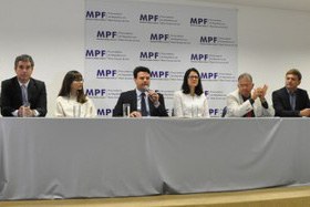Assinatura do Termo de Cooperação Técnica aconteceu hoje, na sede do MPF em Campo Grande. Foto: Ascom MPF/MS