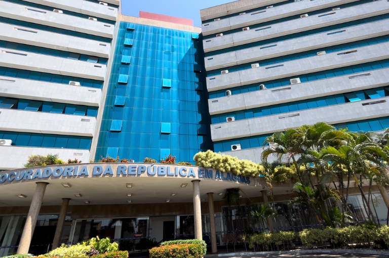 Frente da Procuradoria da República em Alagoas, no Barro Duro em Maceió