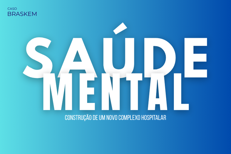 Arte de divulgação da atuação do MPF para a construção de um novo complexo de saude mental em Alagoas