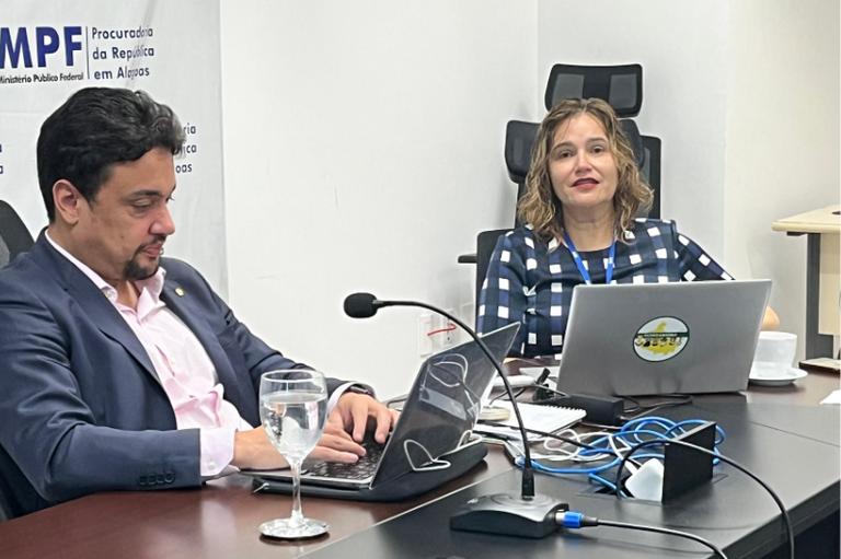 Foto com destaque para o Procurador Bruno Lamenha.