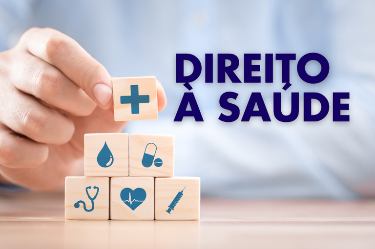 arte para divulgação da atuação do MPF em defesa da saúde pública