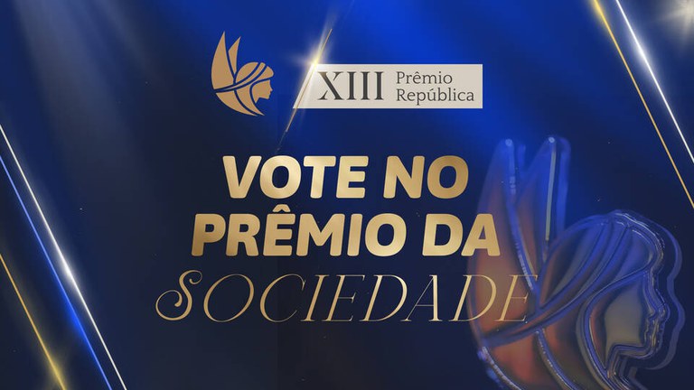Banner em tons de azul escuro e dourado, com a logo da ANPR e a frase Vote no Prêmio da Sociedade