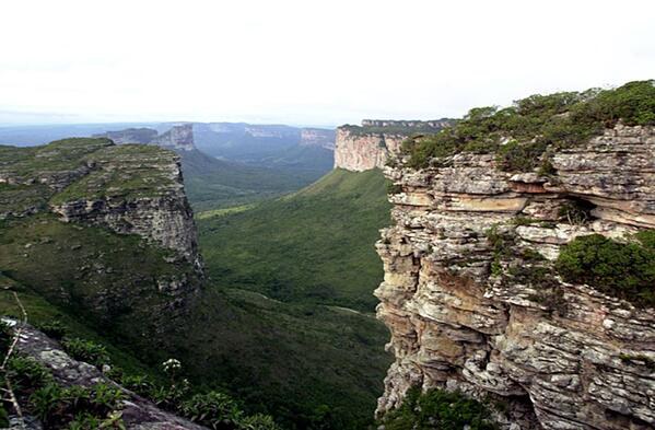 Vista aérea da Chapada Diamantina