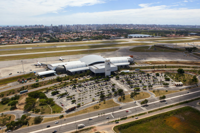 Foto aérea do Aeroporto de Fortaleza
