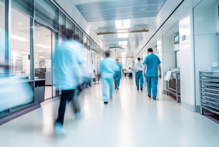 Corredor de hospital