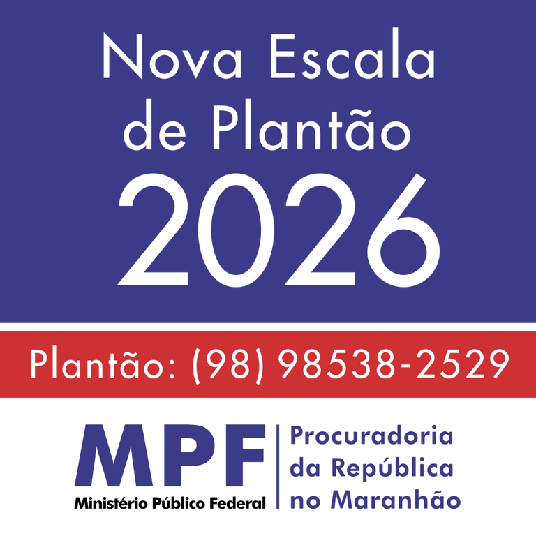 Imagem contendo as cores azul, vermelho e branco escrita "nova escala de plantão 2025"