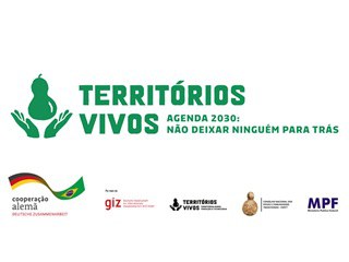 Na imagem logos do Projeto Territórios Vivos.