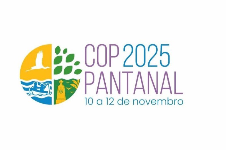 Imagem com as palavras COP Pantanal 2025