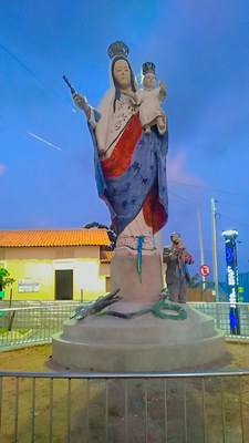 Imagem de Nossa Senhora da Penha. Foto: Aline Silva