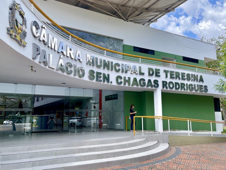 Fachada da Câmara Municipal de Teresina.