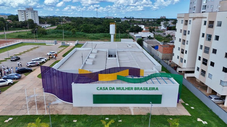 Foto aérea da Casa da Mulher Brasileira