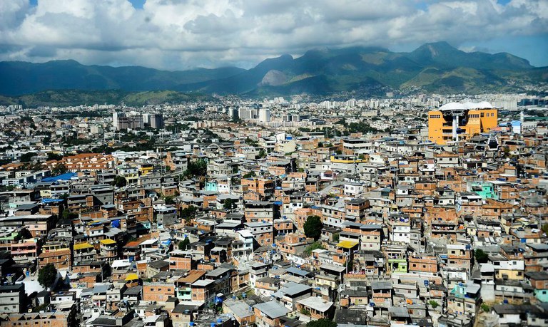 Foto da favela.