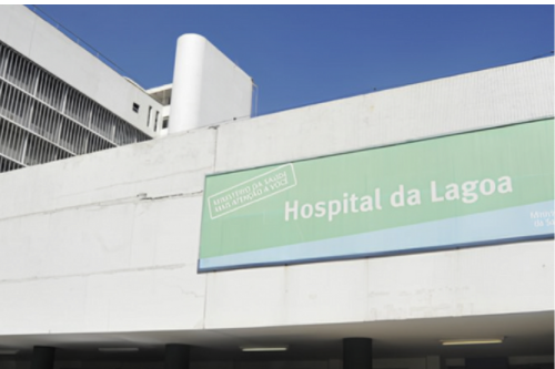Foto mostra fachada do Hospital Federal da Lagoa