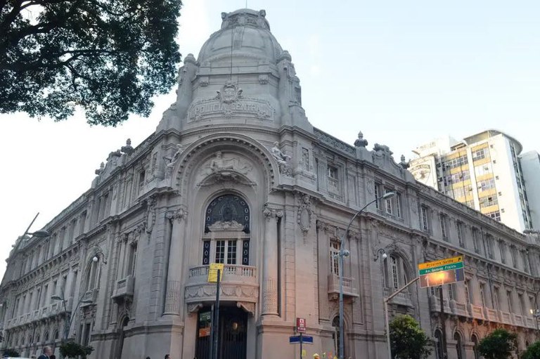 foto mostra fachada do antigo prédio do Departamento de Ordem Política e Social (Dops) no Rio