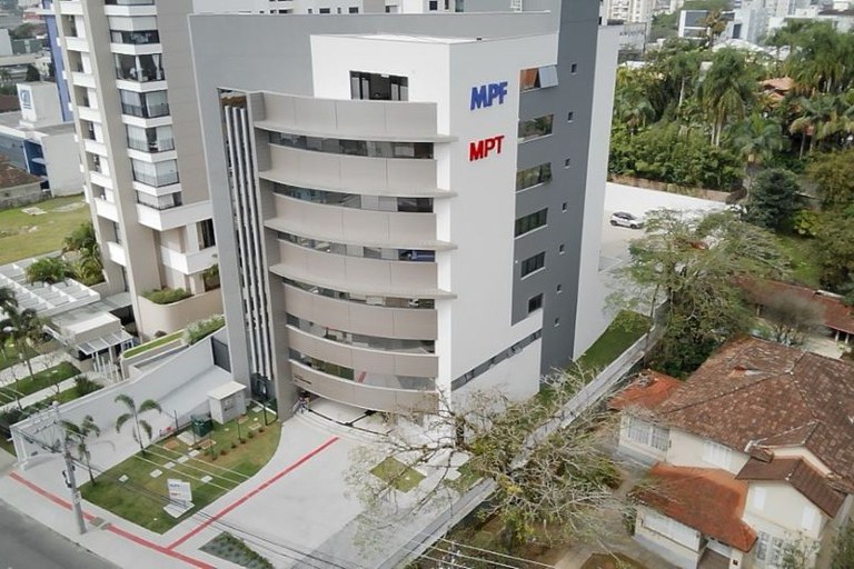 Prédio da nova sede do MPF em Joinville.