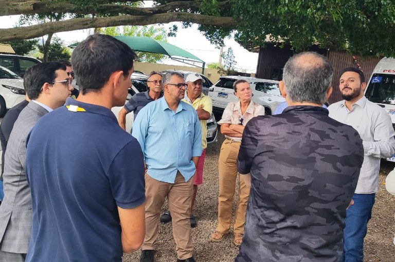 Foto mostra vistoria do trecho da BR-101