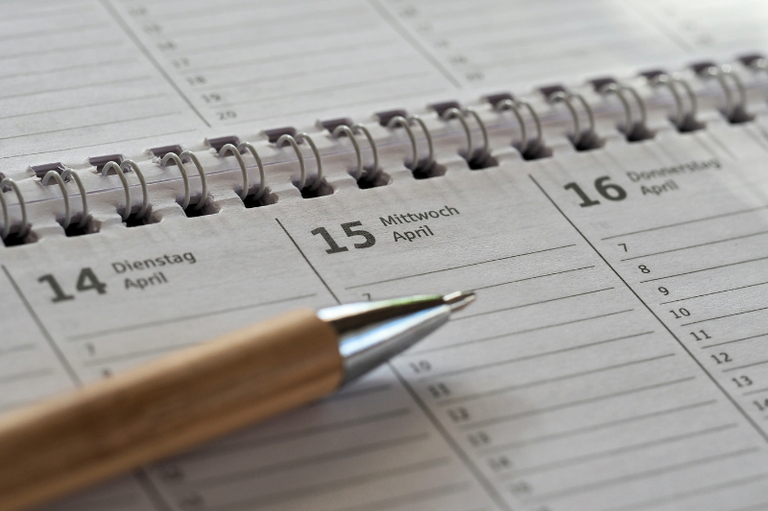 Imagem de calendário.