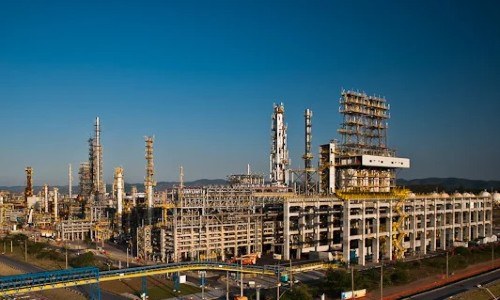 Imagem aérea da Refinaria Henrique Lage