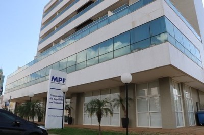 Na foto, frente do prédio do MPF no Tocantins