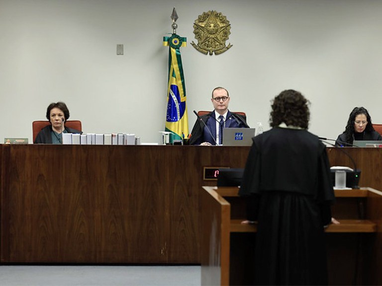 Foto do plenário da Primeira Turma do STF