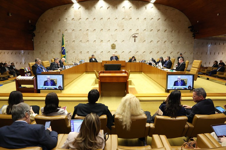 Foto do plenário do STF