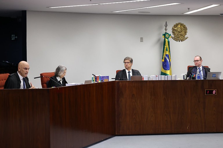 Foto da Primeira Turma do Supremo Tribunal Federal.