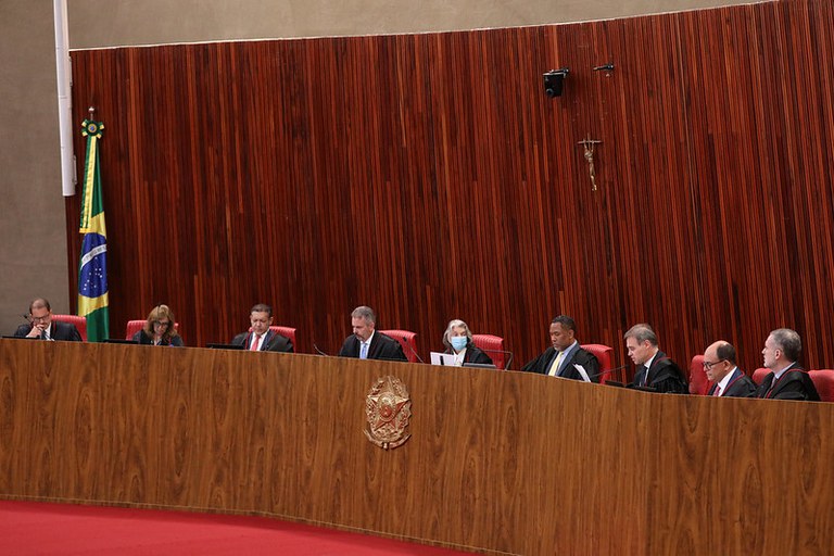 Foto mostra o plenário do Tribunal Superior Eleitoral