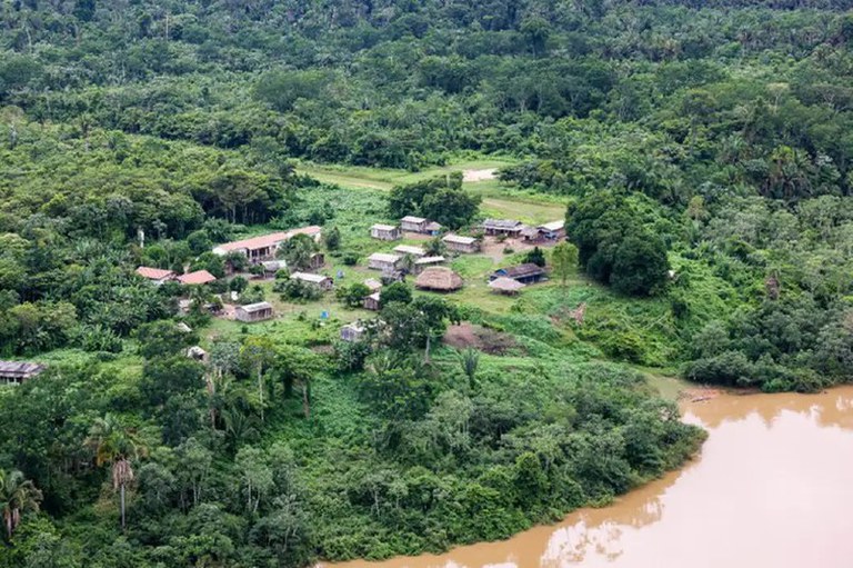 Foto aérea mostra TI Apyterewa