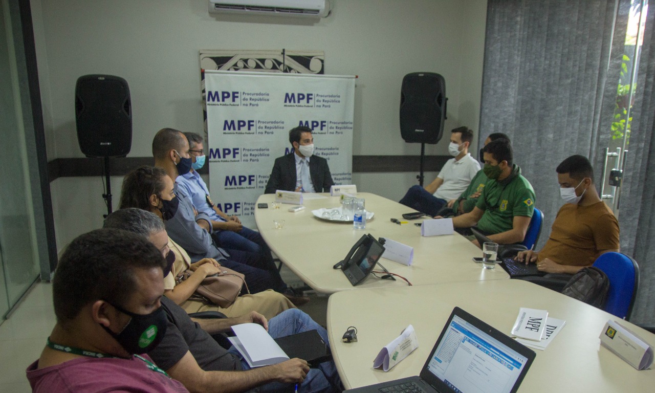 Reunião de balanço da Operação Avarum - sede do MPF em Altamira (PA), 03/03/2021