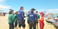 Em conjunto com órgãos ambientais, força-tarefa na praia Areia Vermelha foi realizada para apurar práticas poluidoras no local