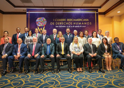 Participantes da I Cúpula Ibero-Americana de Procuradores, Defensores e Comissários de Direitos Humanos