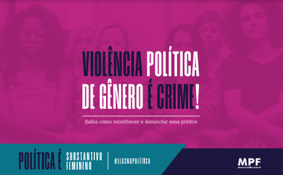 Cartilha Violência Política de Gênero é Crime!