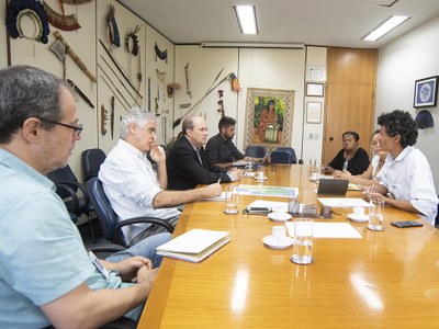 Foto mostra quilombolas e representantes da Câmara de Comunidades Tradicionais do MPF durante reunião