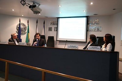 Carvalho, Pacheco, Hortz e Morgado: inclusão em pauta. Foto: Ascom/PRR2