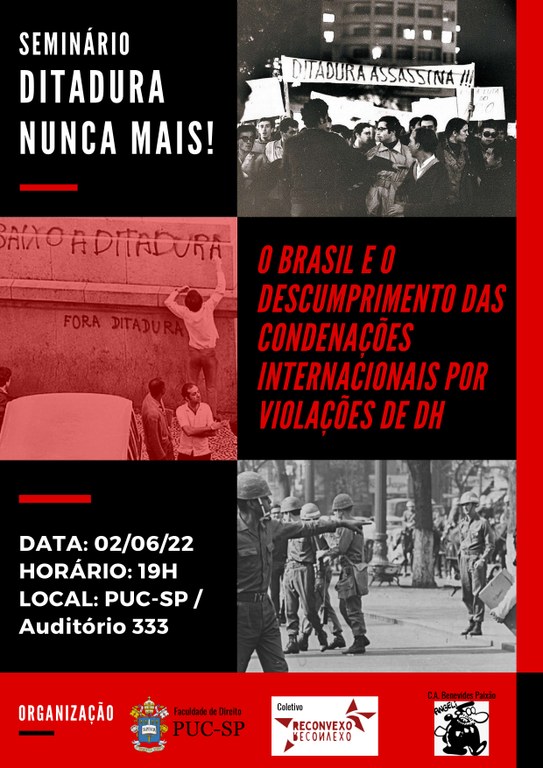 "Ditadura Nunca Mais” na PUC-SP