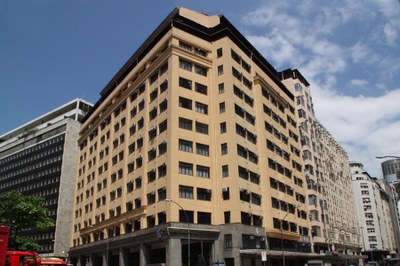 Imagem do edifício-sede da Procuradoria da República no Rio de Janeiro, no Centro do Rio. 