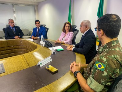 Imagem de encontro na Secretaria de Segurança