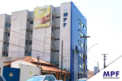 Imagem lateral do prédio do MPF em Porto Velho.