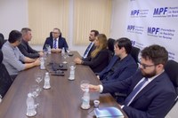 Reeleitos, Antonio Denarium e o vice-governador fizeram visita institucional ao órgão