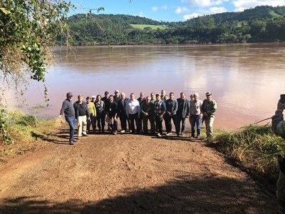 MPF participa de inspeção judicial na área de preservação permanente do Rio Uruguai