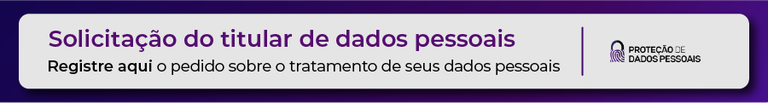banner solicitação e dados lgpd